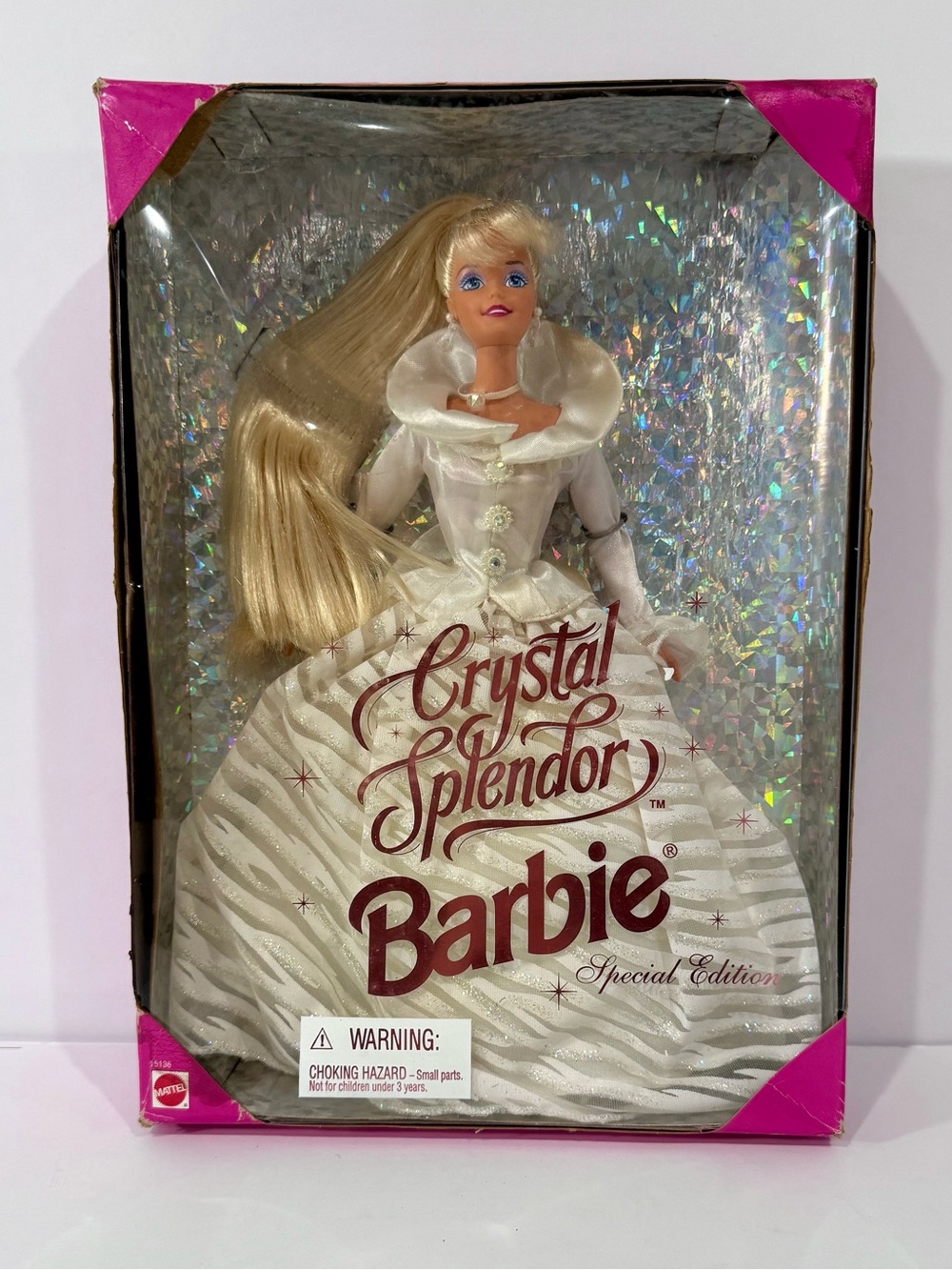 Vintage 1995 Crystal Splendor Barbie Special Edition Doll Never Removed From Box